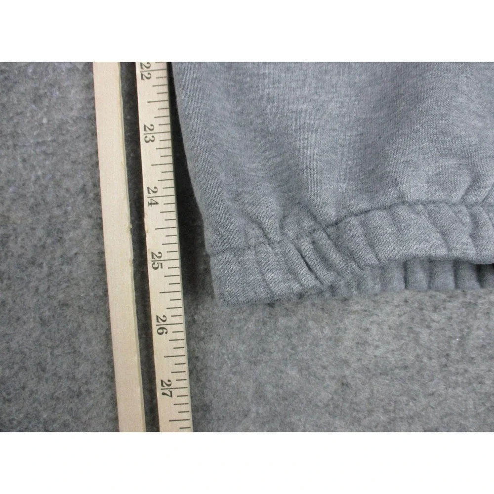 Jordan Pants Men Medium Gray Jumpman Jogger Fleece Drawstring Sweatpants Tapered